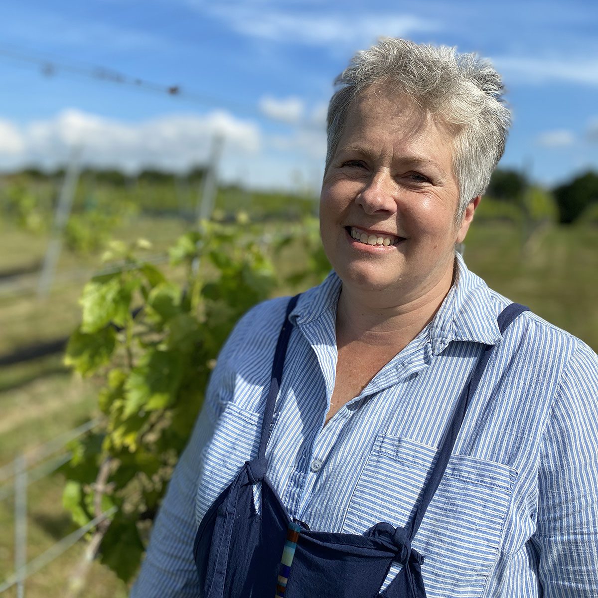 Alina owner of Venn vineyard in North Devon