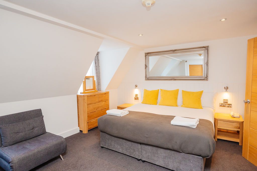 Modern Hotel Room at The Carlton Hotel in Ilfracombe
