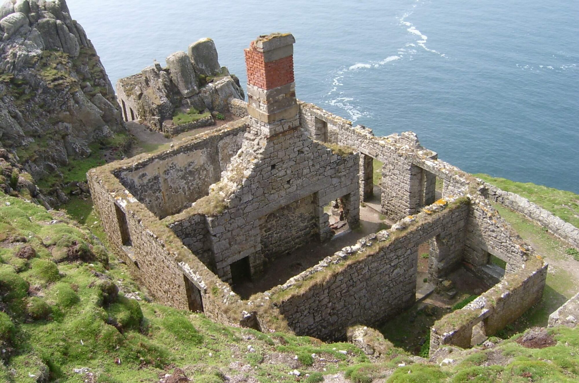 Battery buildings on Lundy Island