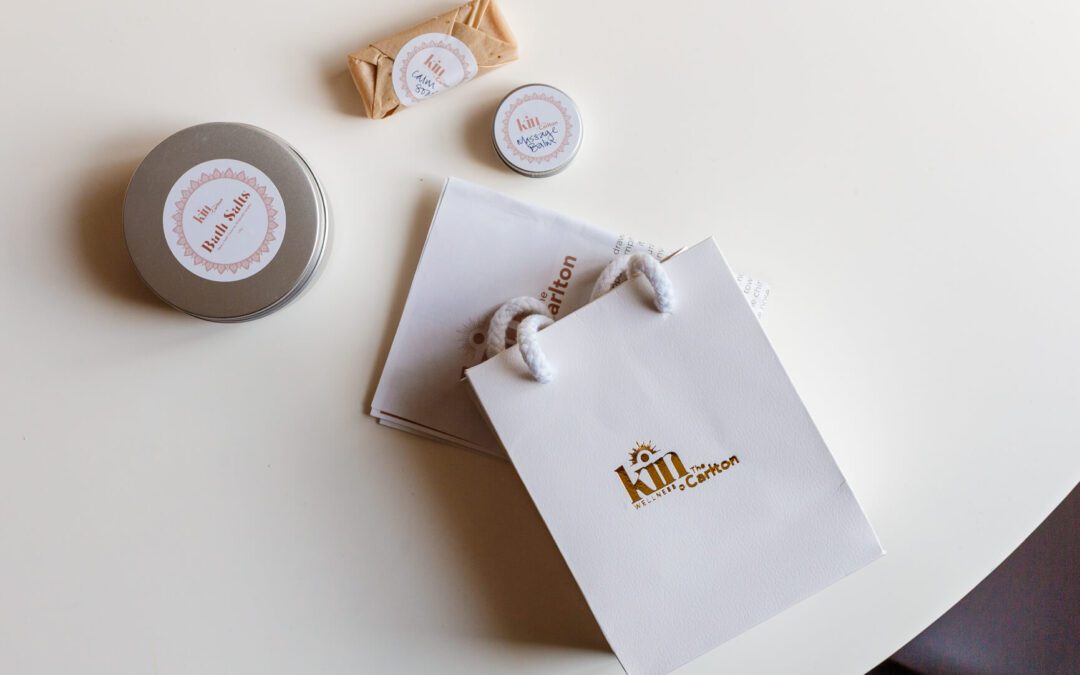 A collection of wellness products at Carlton Hotel Ilfracombe
